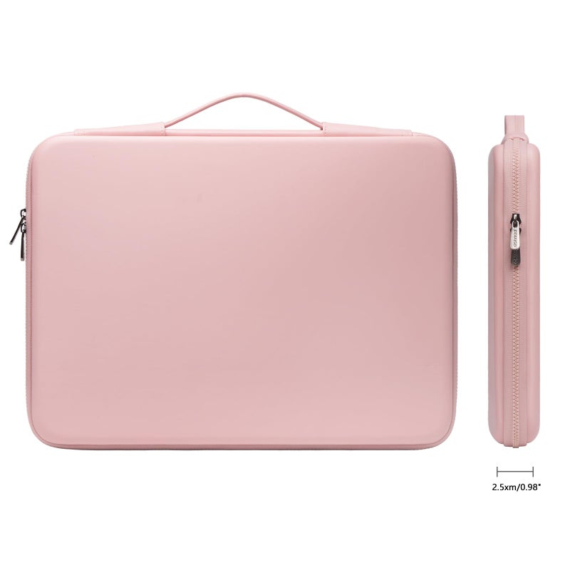 DOMISO 17 inch Laptop Sleeve with Handle Shockproof Waterproof EVA Protective Case for 17.3"" ZBook Fury 17.3 G8/MSI GS73VR Stealth Pro/HP Envy 17/LG Gram 17""/ROG Strix GL702VS  Pink - Image 3